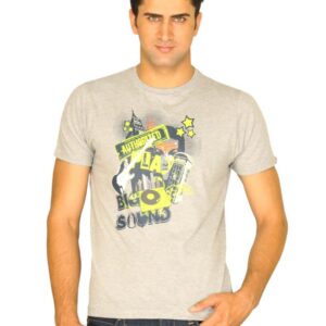 Probase Men's Big Sound Grey T-shirt