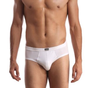 Hanes Men White Ultimate Duo Dry Cotton Stretch Hip Briefs