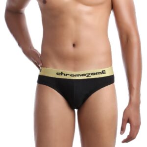 Chromozome Men Black Briefs