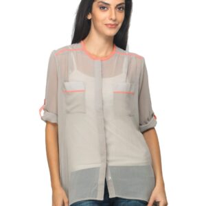Femella Women Grey Shirt