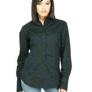 United Colors of Benetton Women Solid Black Shirt