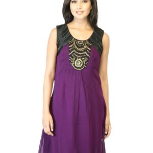 La-Emotio Women Purple Kurta