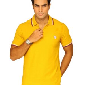 Classic Polo Men's Cari Yellow Polo T-shirt