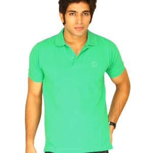 Lee Men Green Polo T-shirt