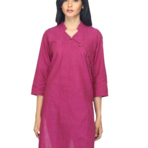 Fabindia Women Magenta Kurta