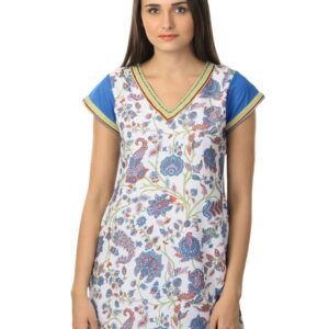 Diva Women White Printed Kurti