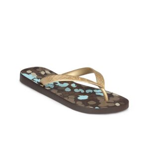 iPanema Women Gold Flip Flops