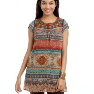 Fusion Beats Women Multi Coloured Tunic
