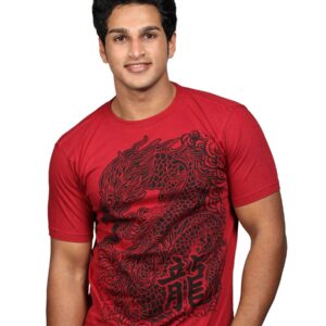 Inkfruit Men's Red And Black T-shirt