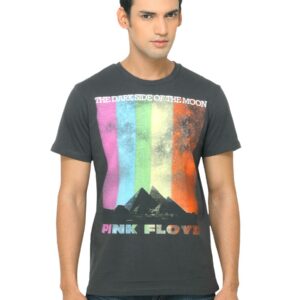 Music Men Printed Grey T-shirt