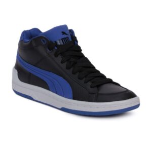 Puma Men Mid Evo Leather Black Casual Shoes