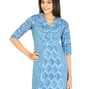 Mother Earth Women Chogun Aug Collt Blue Kurtas
