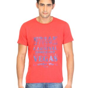 Myntra Men Freak Show Red T-shirt