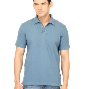 Inesis Men Solid Grey Tshirt