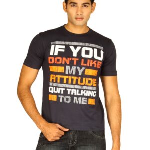 Myntra Men's If You Don't Like Navy Blue T-shirt