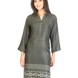 W Women Black Kurta