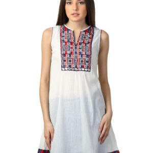Aneri Women White Kurta