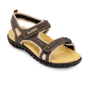Gliders Men Brown Davis Sandals