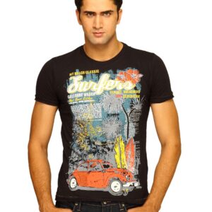 Status Quo Men's Surfers Black T-shirt