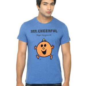 Mr. Men Printed Blue T-shirt