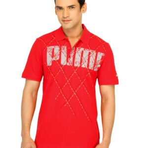 Puma Men Grafitti Red Polo Tshirt
