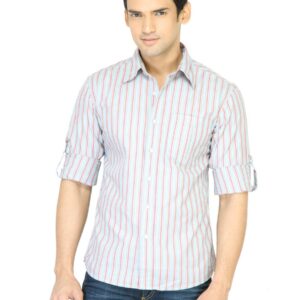Wrangler Men Calgary Grey Shirt