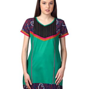 Span Women Green Kurta