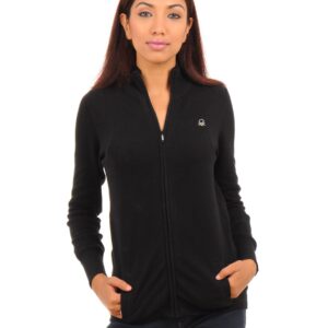 United Colors Of Benetton Women Light Winter Black Sweatshirts