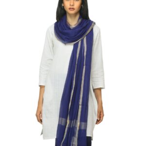 Fabindia Women Blue Dupatta