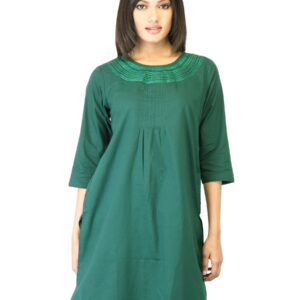 Folklore Women Green  Kurta