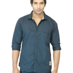 Basics Men Navy Shirt