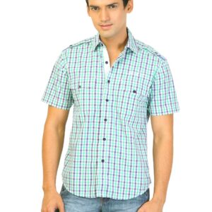 Lee Men Check Green Shirts