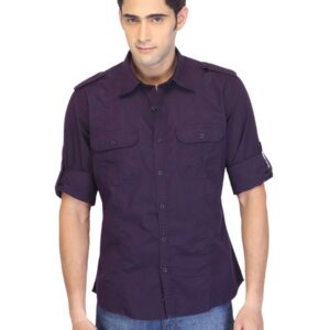 Scullers Men Purple Shirt