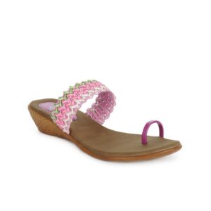 Portia Women Pink Wedges