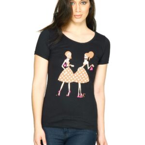 Jealous 21 Women Jealous Randa Black Top Black Tops