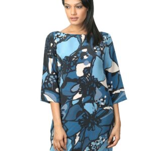 Remanika Women Printed Blue Tunic