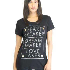 United Colors of Benetton Women Black Printed Top