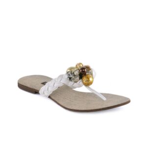 Inc. 5 Women Casual White Flats
