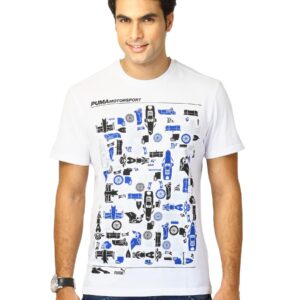 Puma Men motor sport tee White Tshirts