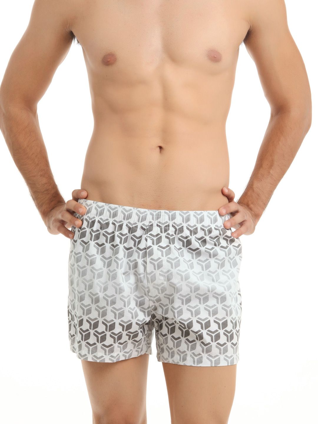 Myntra White Printed Boxers