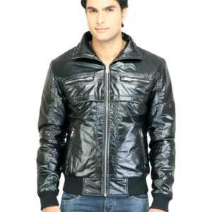 United Colors of Benetton Men Solid Black Jacket