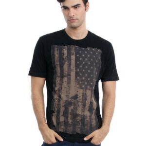 French Connection Men Black T-shirt