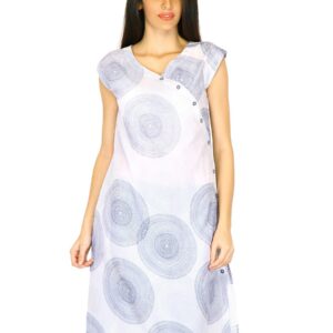 W Women Printed White Kurtas