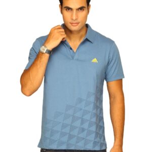 ADIDAS Men's Blue Polo T-shirt