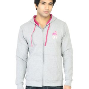 Myntra Men Solid Grey Sweatshirt