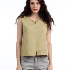 Fabindia Women Beige Top