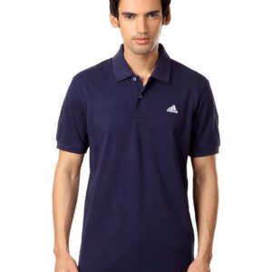 ADIDAS Men Navy Blue T-shirt
