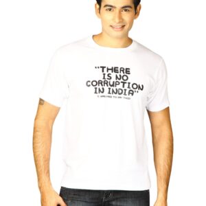 Tantra Men No Corruption White Tshirts