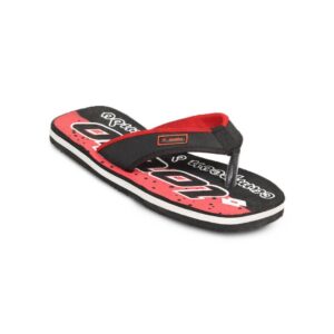 Lotto Men's Soccer Black Red Flip Flop