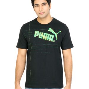 Puma Men Scribble Black Tshirts